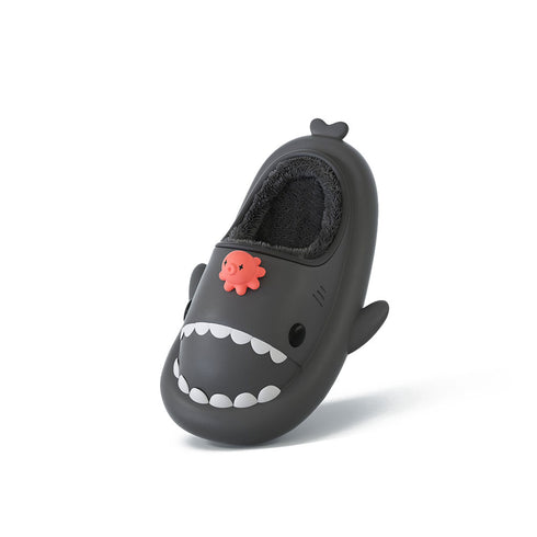 Sharkicks Basic - Hiver, Chaussons Requins Poulpe, Talon Ouvert